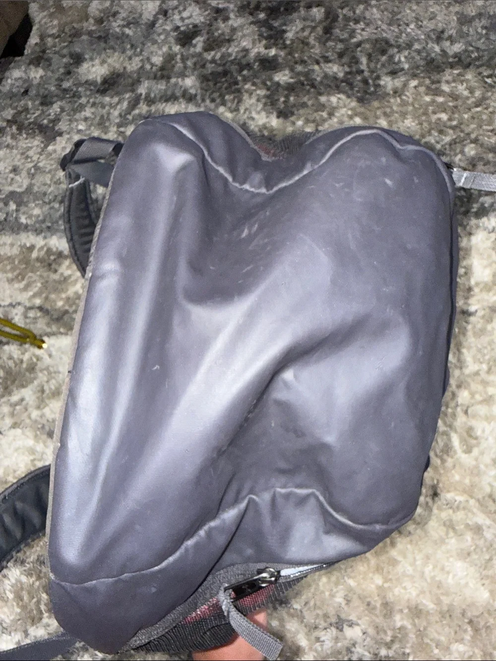 Under Armour Gray Backpack with Red Logo